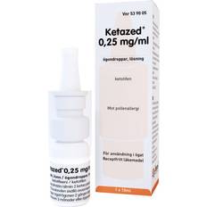 Receptfria läkemedel Ketazed Ögondroppar 0,25 mg/ml 10 ml