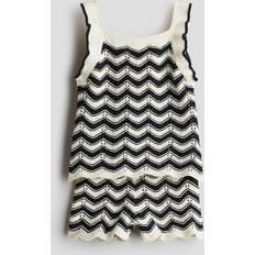 M Other Sets Children's Clothing H&M Baby 2-Piece Cotton Pointelle Knit Set - Black