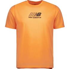 New Balance Men Clothing New Balance Graphic SS Tee - Orange