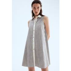 H&M Dames Overhemdjurk Met A-Line - Wit