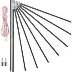McKinley Friluftsutrustning McKinley Fiberglas 9-pack Tältpinne Black Unisex 90