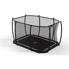 Trampoline Dino Cars Trampolin Flatlevel 305 x 225 cm schwarz Netz