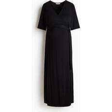 Äitiys- ja imetysvaatteet H&M MAMA Kietaisumallinen Imetysmekko Musta Size M