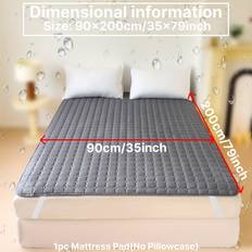 Temu Quilted Mattress Protector 1pc Madrasskydd