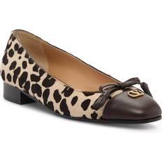 Brown Ballerinas Valentino Garavani Women's Calf Hair Ballet Flats
