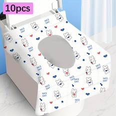 Bathroom Accessories Temu Disposable Toilet Seat Covers 10/40/70pcs