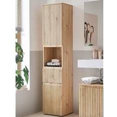 Tall Bathroom Cabinets Julian Bowen Austin Tall Bathroom Cabinet Oak