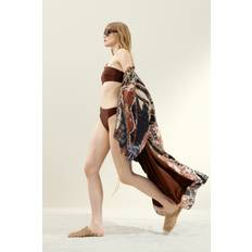 Bruna - Dam Bikiniunderdelar H&M Dam - Röd Bikinitrosa - Mörkbrun