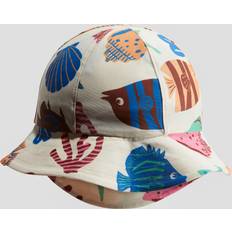 Solhattar H&M Flicka Beige Solhatt Med UPF 50 - Crèmevit/Havsdjur
