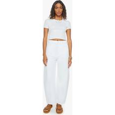 Mother Full-Pipe Ankle Jeans - Picket Fence