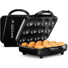 Cupcake Makers Holstein Housewares FUN Black Non-Stick Cupcake Maker 12-Piece