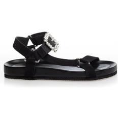 Copenhagen Shoes Simili/Diamonds Suede - Black