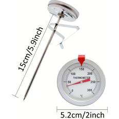Meat Thermometers on sale Temu Kt Thermo Stainless Steel Deep Fry With Pot Clip Meat Thermometer
