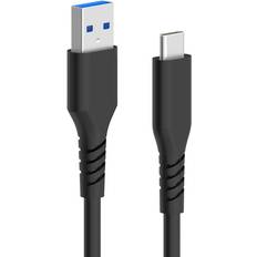 Linocell USB C - USB A M-M 0.2m