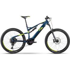 E-Citybikes Raymon FullRay 130E 6.0 630 Wh 27.5" 2024 Dark Blue/Lime/Dark Grey Men's Bike