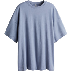 H&M Oversized T-shirt - Light Dusty Blue