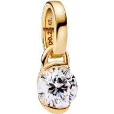 Pandora Talisman Lab Grown Infinity Pendant - Gold/Diamond
