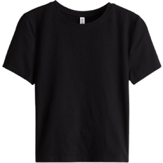 H&M Tight Fitting T-shirt - Black