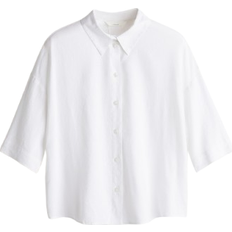 H&M Linen Blend Shirt - White