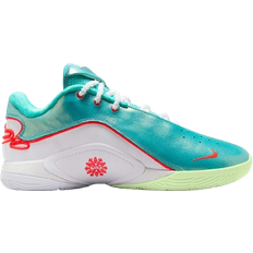 Red - Women Basketball Shoes Nike LeBron XXII Limelight - Solar Red/White/Vapour Green/Dusty Cactus