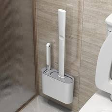 Bathroom Accessories Temu Wall Hanging Toilet Cleaning Brush Holder