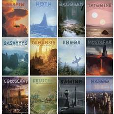 Interior Details Temu 12pcs Frameless Posters Cardboard Space Poster