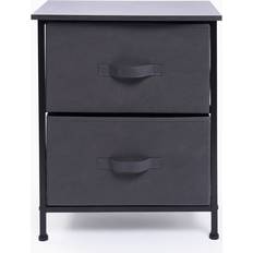 Fabric Tables OHS Brooklyn Grey Bedside Table 30x45cm