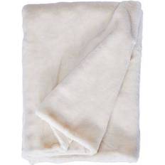 OEKO-TEX Filtar Newport Aspen pelsplaid polar bear Tæppe Beige (150x110cm)