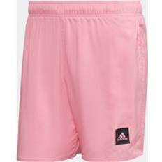 Adidas Pink Swimming Trunks adidas Short Length Solid Swim Shorts - Bliss Pink
