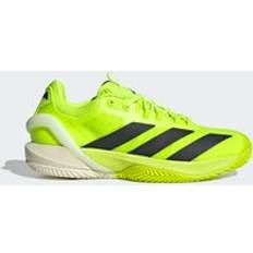 Adidas adiZero Racket Sport Shoes adidas Adizero Cybersonic 2 Clay Tennis Shoes - Lucid Lemon/Core Black/Off White