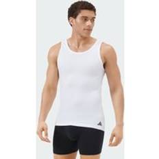 Adidas Herr Linnen adidas Active Flex Cotton Tank Top 2-pack - White
