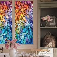 Window Film on sale Temu Yushi Stained Glass 1mil Thick Window Film
