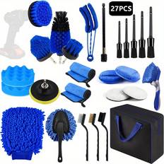 Temu Car Cleaning Kit 27pcs