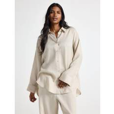 Lindex Oversized Skjorta I Linne