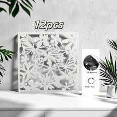 Plastic Room Dividers Temu 12pcs Plastic Screen White Pattern Room Divider