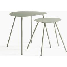 Green Nesting Tables H&M Metal Side Set Green Nesting Table