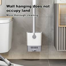 Bathroom Accessories Temu Wall-Mounted Toilet Brush Set With Stand
