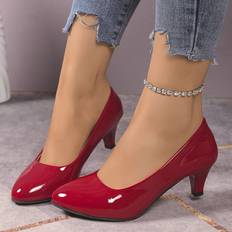 Heels & Pumps Temu Women's High-heel Pumps With Sparkling Ankle Strap - Lightweight