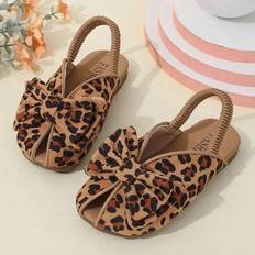 Brown Sandals Shein Brown Open Toe Sandals With Butterfly Decor - Brown
