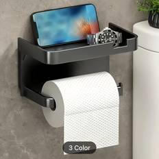 Temu Paper Towel Holder 1pc No-drill Toilet Paper Box