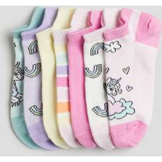 Pink Socks H&M Trainer Socks 7-pack - Pink