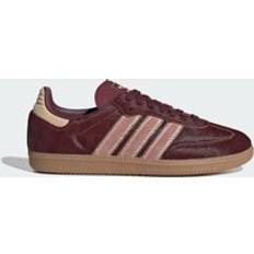 Adidas samba maroon adidas Samba Og Ponyhair Sneaker - Sand Strata/Maroon/Warm Clay