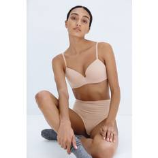 H&M Dam BH:ar H&M Push Up Bh I Mikrofiber - Beige