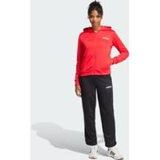 Adidas Red Suits adidas Essentials Linear Track Suit - Pure Ruby