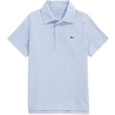 Vineyard Vines Boys' Bradley Striped Polo - Blue