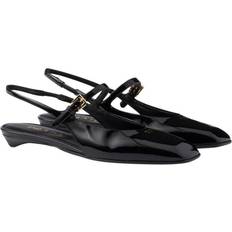 Prada Ballerinas Prada Patent Leather Slingback Ballerinas