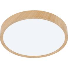Wood Ceiling Flush Lights Eglo Musurita Natural 6 x 34 x 6 cm Ceiling Flush Light