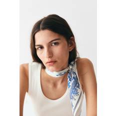 H&M Dam Accessoarer H&M Mönstrad Scarf - Vit