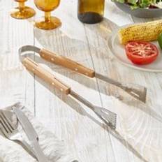 BBQ Tools on sale Dunelm BBQ Tongs Brown