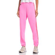 Aviator Nation Rainbow Stripe Sweatpants - Neon Pink